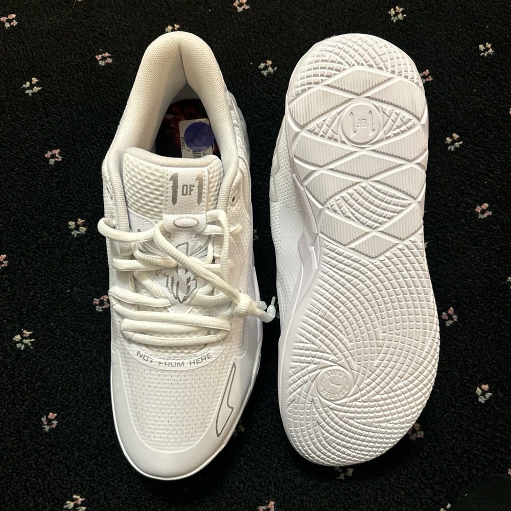 Puma White Athletic Shoes